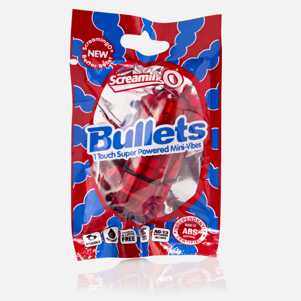 Screaming O Bullets Red 1Ct | 854885001979 | Available at EroticWarehouse.com