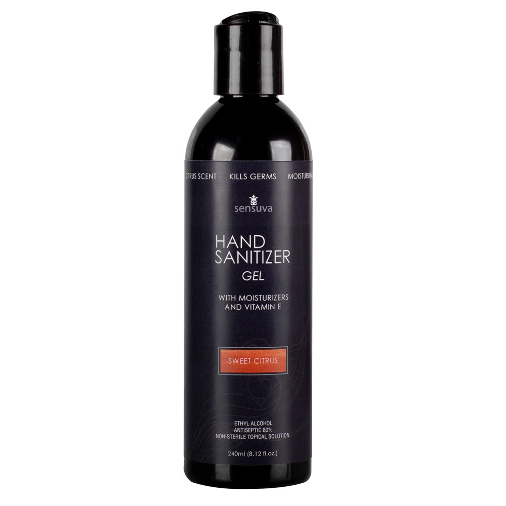 Sensuva Hand Sanitizer 8.12 oz. | 855559006146 | Available at EroticWarehouse.com