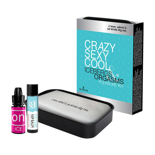 Crazy Sexy Cool Icebergs & Orgasms Cooling Arousal Pleasure Kit | 855559008027 | Available at EroticWarehouse.com
