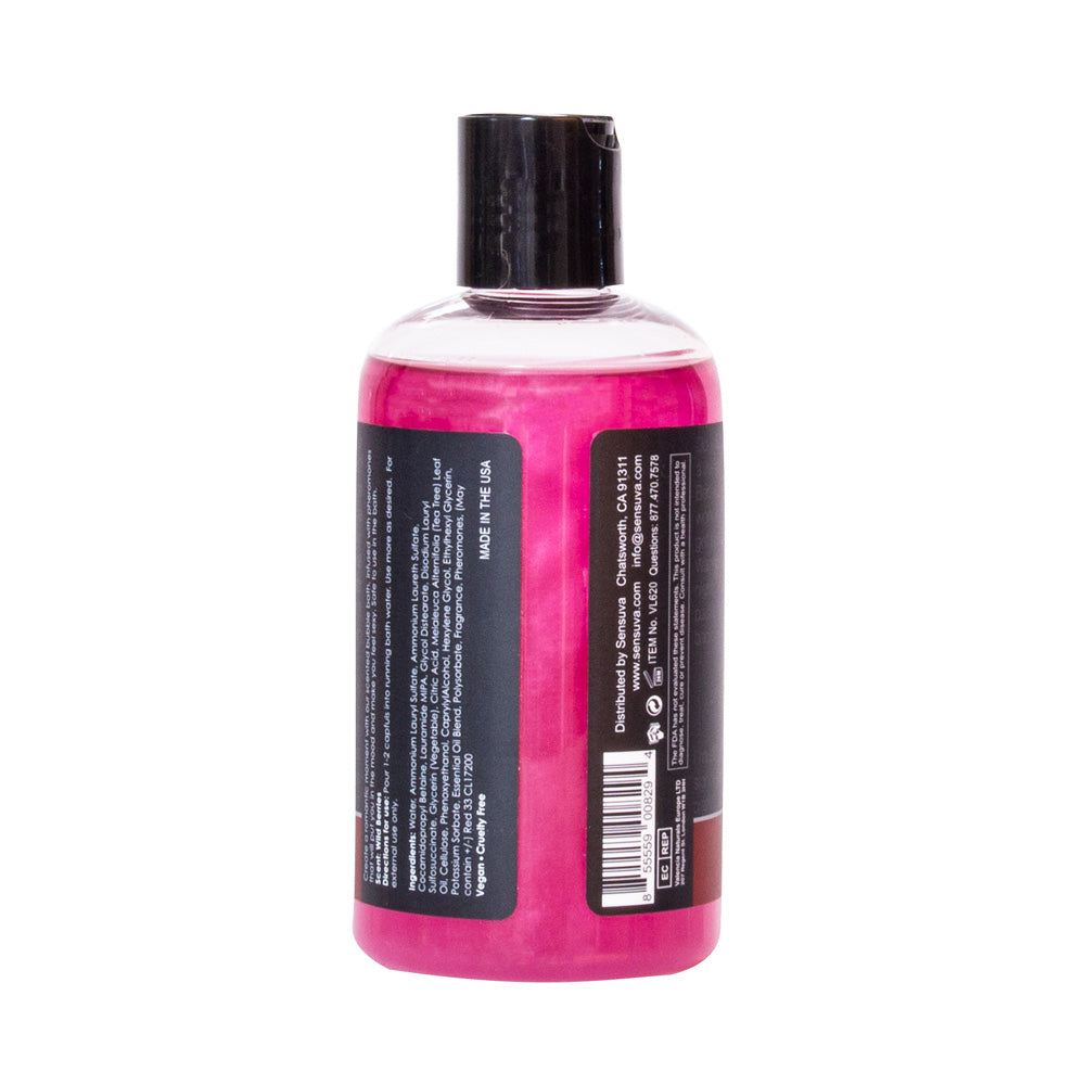 Big Flirt Pheromone Bubble Bath Berry Flirty 8 oz. Bottle | 855559008294 | Available at EroticWarehouse.com
