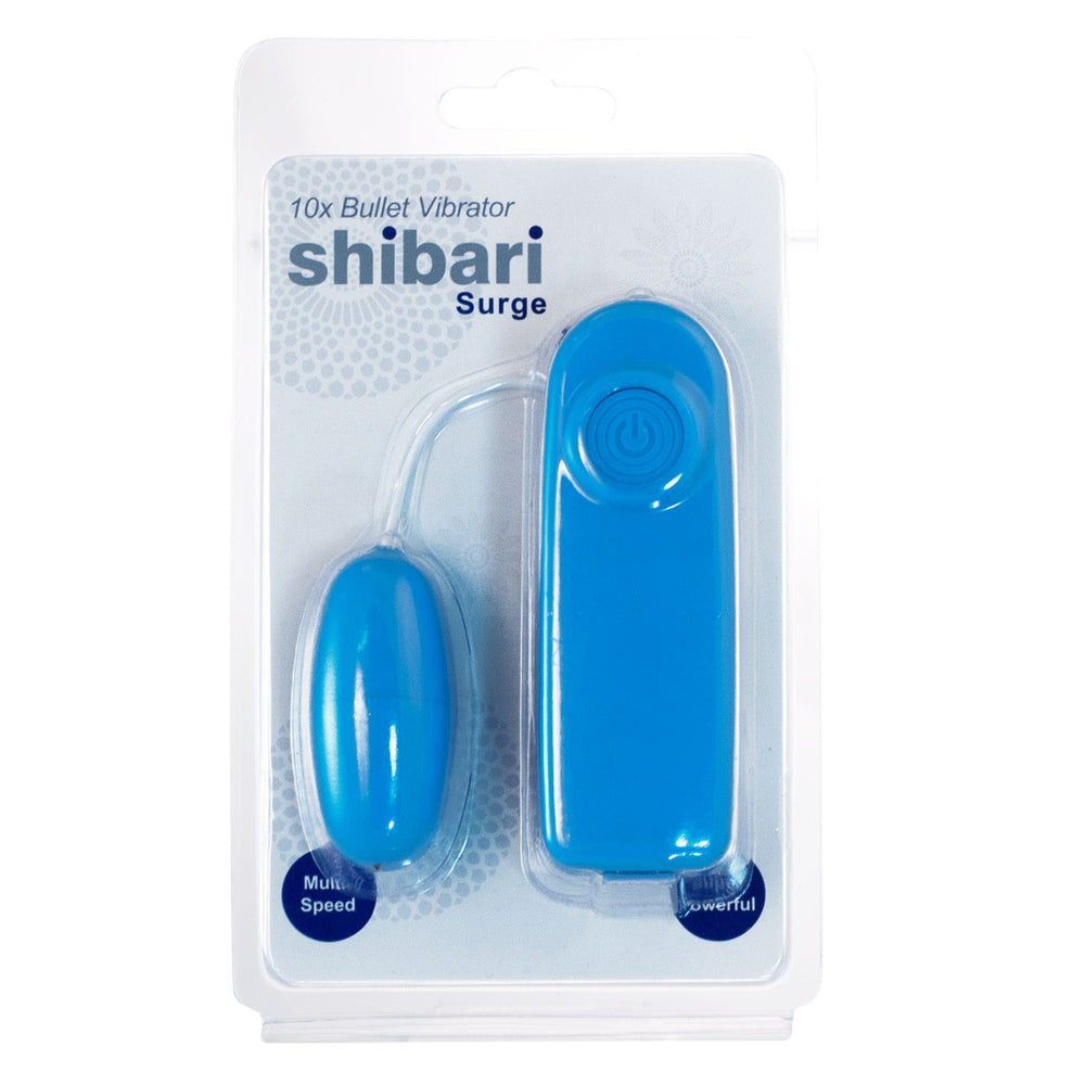 Shibari Surge 10 X Bullet Blue | 859612002304 | Available at EroticWarehouse.com