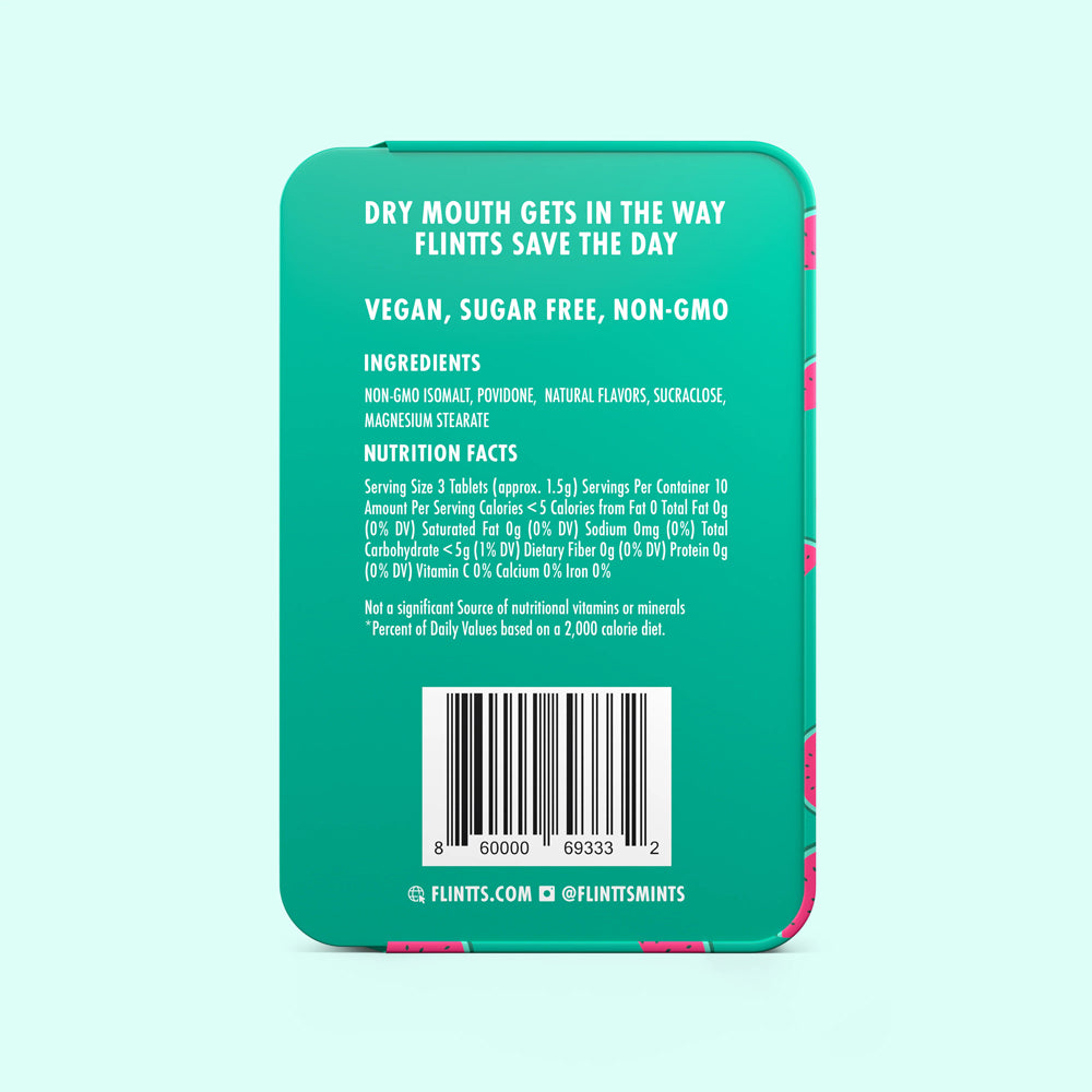 Flintts Mints Cool Watermelon F Strength 100 | 860000693332 | Available at EroticWarehouse.com