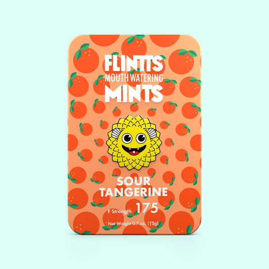 Flintts Mints Sour Tangerine F Strength 175 | 860000693349 | Available at EroticWarehouse.com