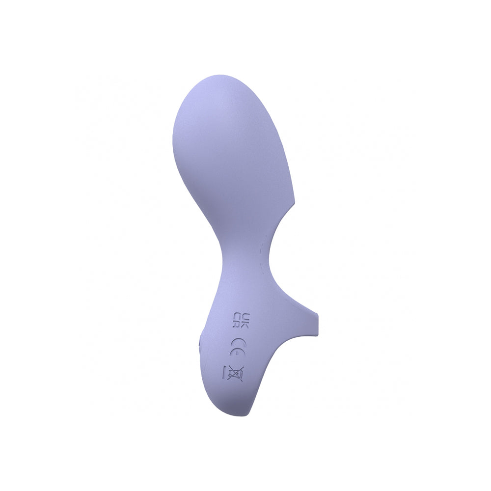 Joy 10 Speed Finger Vibe Silicone Rechargeable Waterproof Lavender | 8714273052278 | Available at EroticWarehouse.com