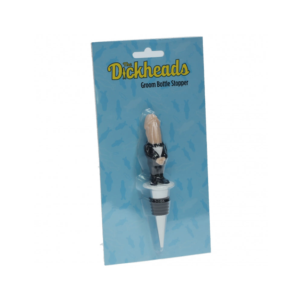 The Dickheads Groom Bottle Stopper Flesh | 8714273055156 | Available at EroticWarehouse.com