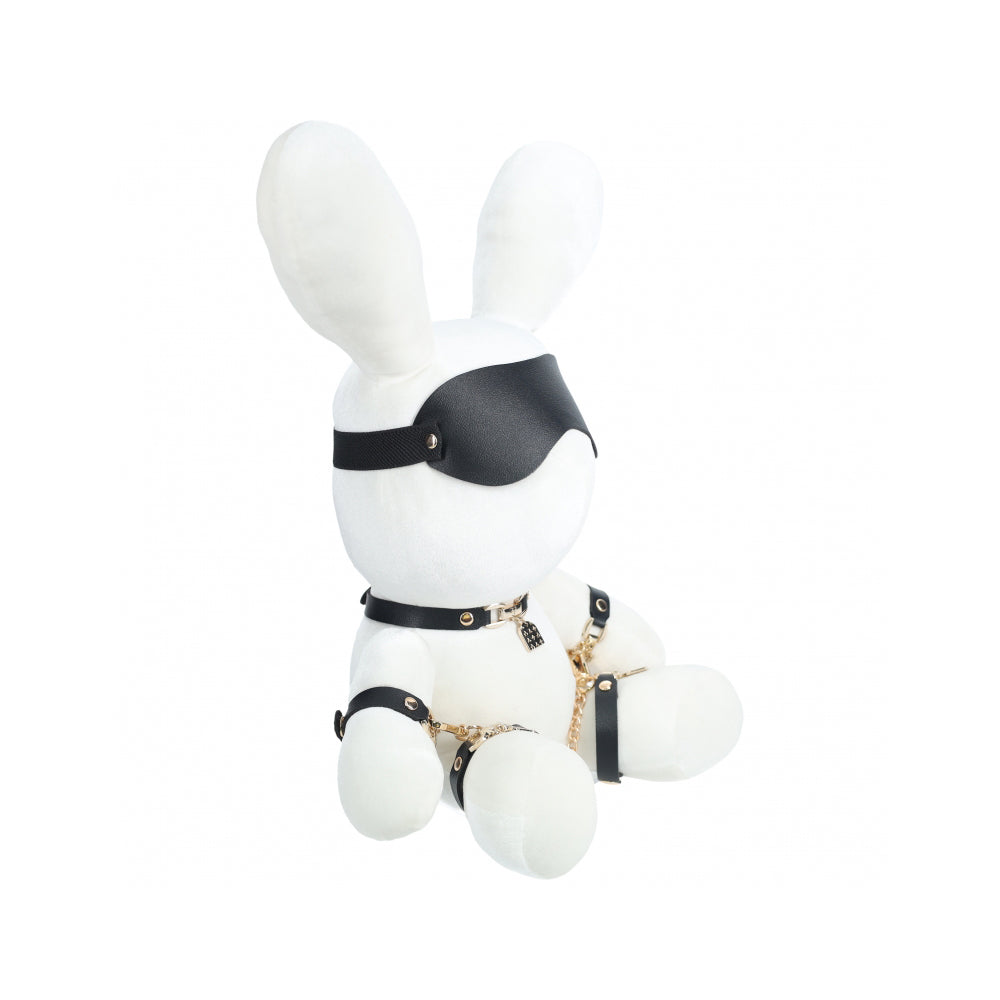 S-Line Rabbit Bondage Velvet Large White | 8714273055590 | Available at EroticWarehouse.com