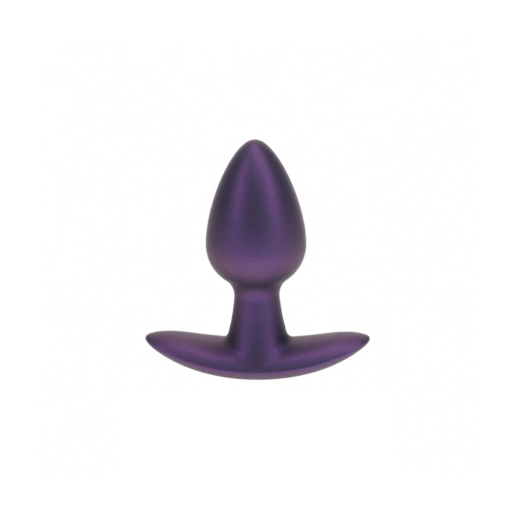 Ouch! Anal Plug Small Silicone Metallic Purple | 8714273056832 | Available at EroticWarehouse.com