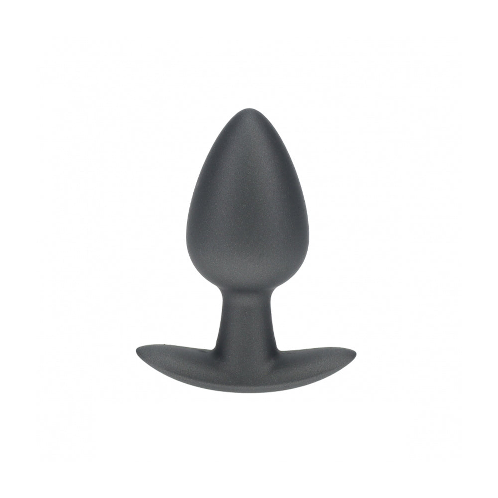 Ouch! Anal Plug Medium Silicone Gun Metal | 8714273056856 | Available at EroticWarehouse.com