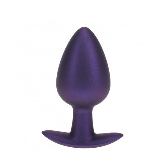 Ouch! Anal Plug Large Silicone Metallic Purple | 8714273056917 | Available at EroticWarehouse.com