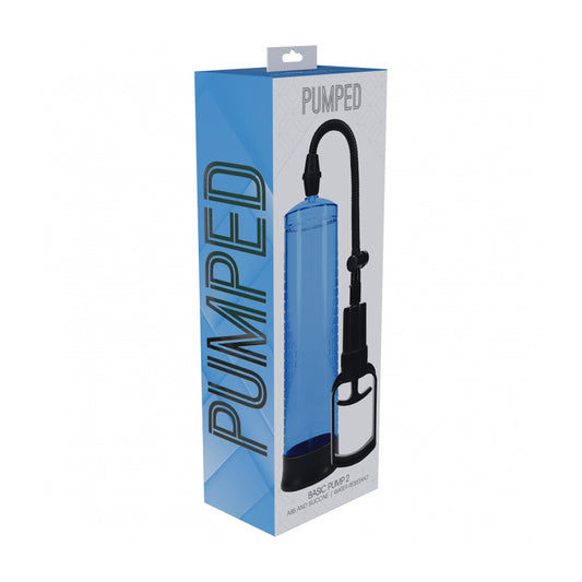 Pumped Basic Pump 2 Water Resistant Blue | 8714273058010 | Available at EroticWarehouse.com