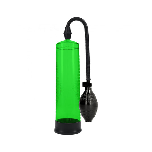 Pumped Basic Pump 1 Water Resistant Green | 8714273058072 | Available at EroticWarehouse.com
