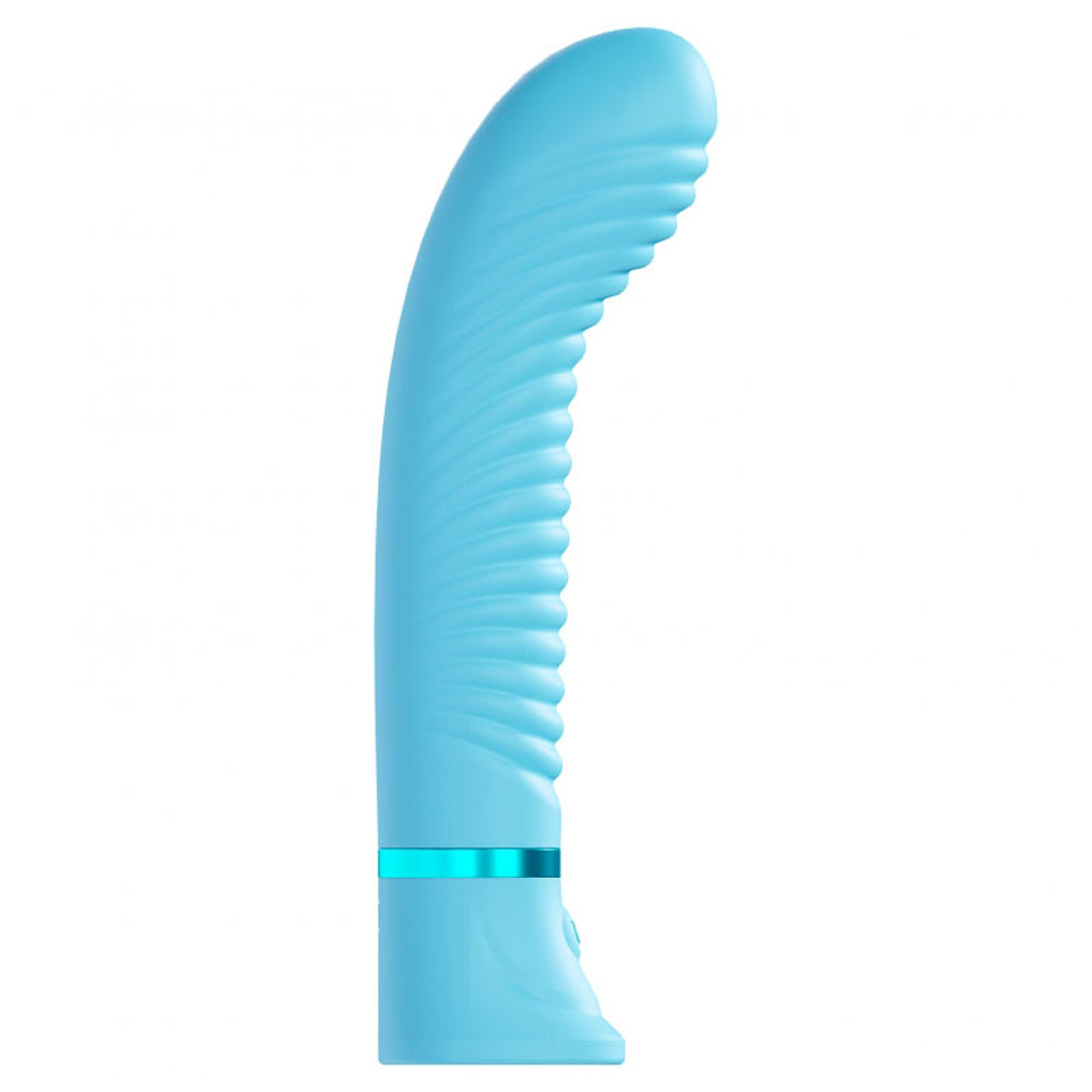 Loveline Divine Ribbed G-Spot Vibe Blue | 8714273058478 | Available at EroticWarehouse.com