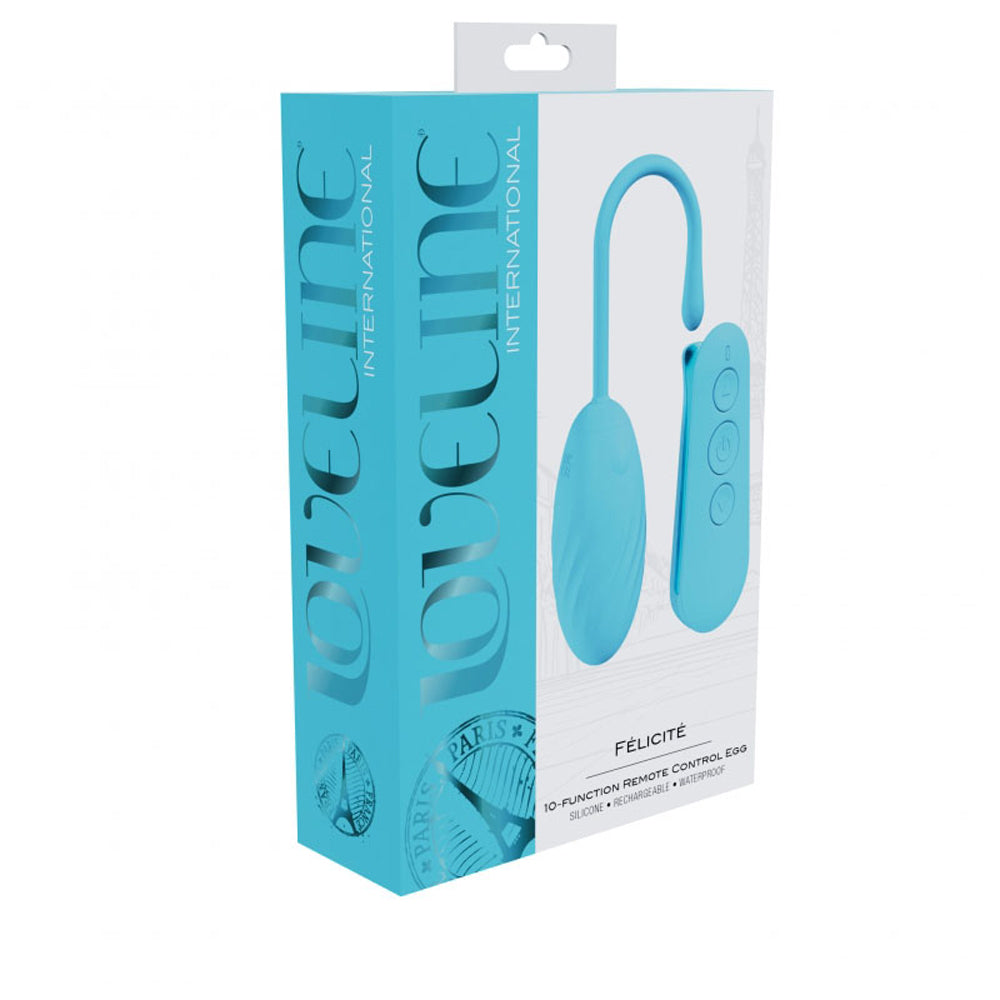 Loveline Felicite Egg Vibe Blue | 8714273058591 | Available at EroticWarehouse.com