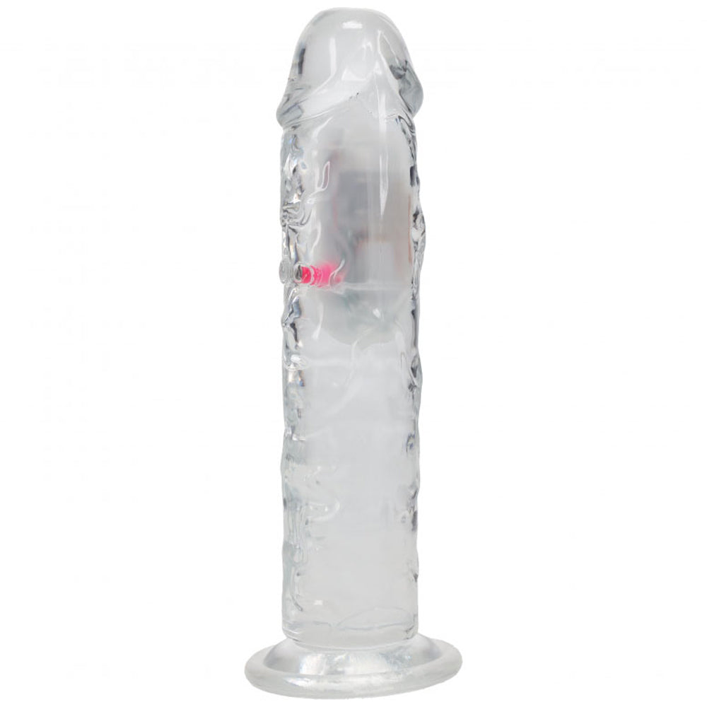 Realrock Led Vibrating Dildo No Balls 8" | 8714273059642 | Available at EroticWarehouse.com