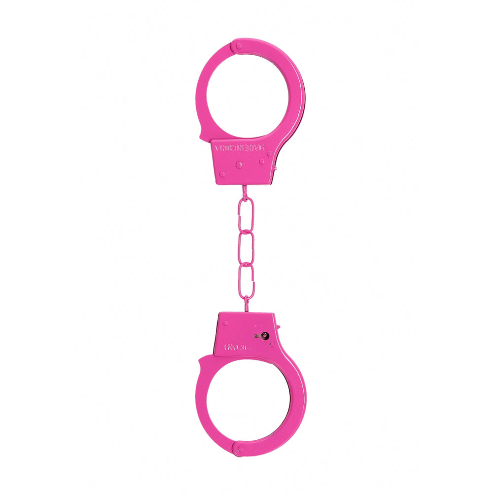 Ouch! Beginner's Handcuffs Pink | 8714273074010 | Available at EroticWarehouse.com