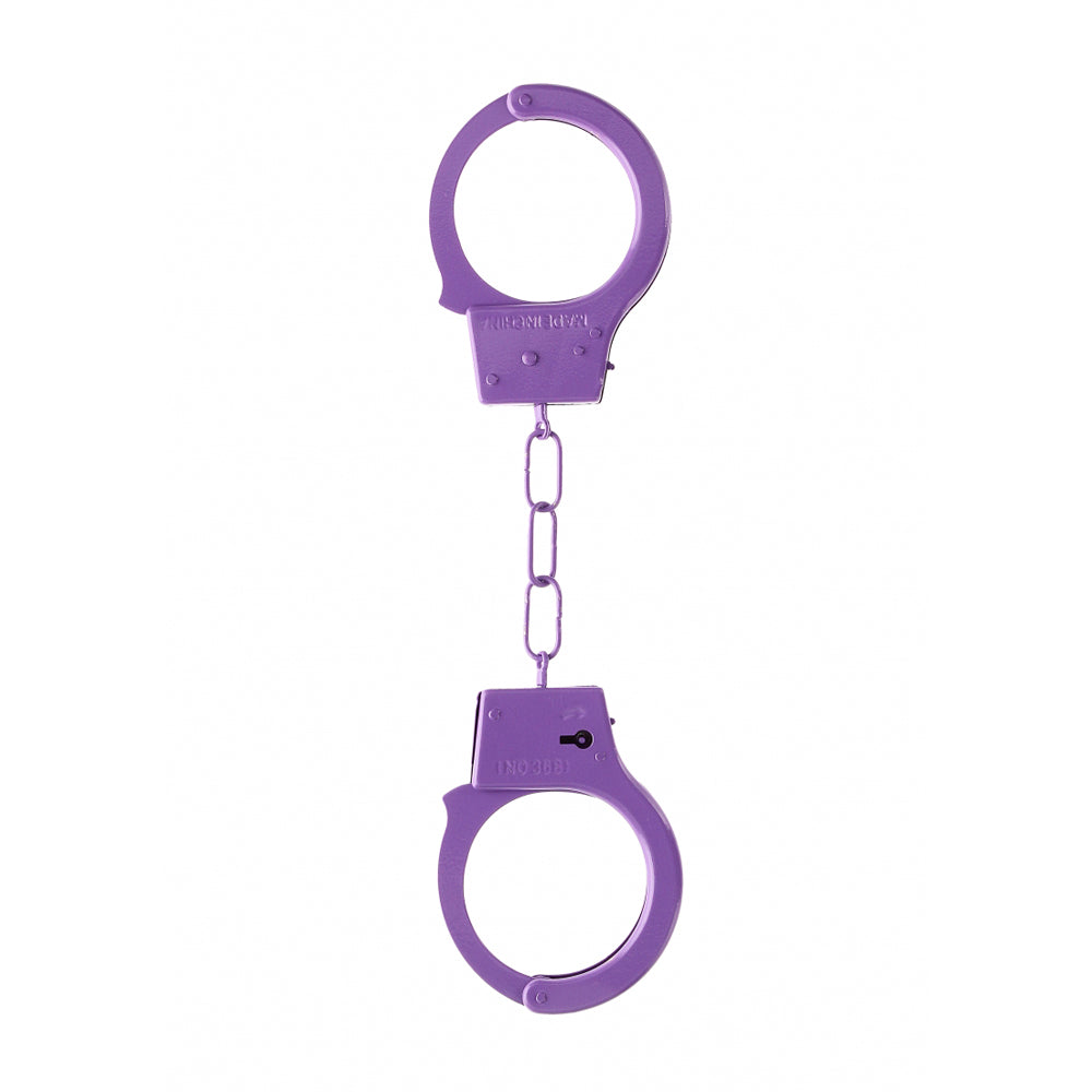 Ouch! Beginner's Handcuffs Purple | 8714273074027 | Available at EroticWarehouse.com