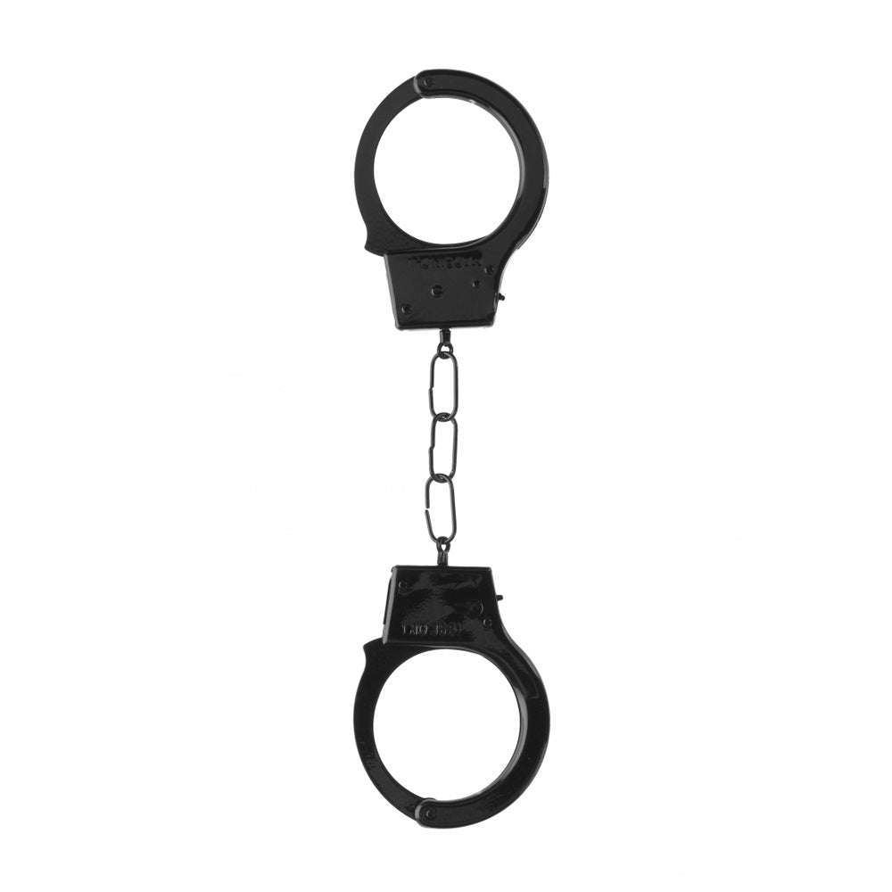Ouch! Beginner's Handcuffs Black | 8714273074034 | Available at EroticWarehouse.com