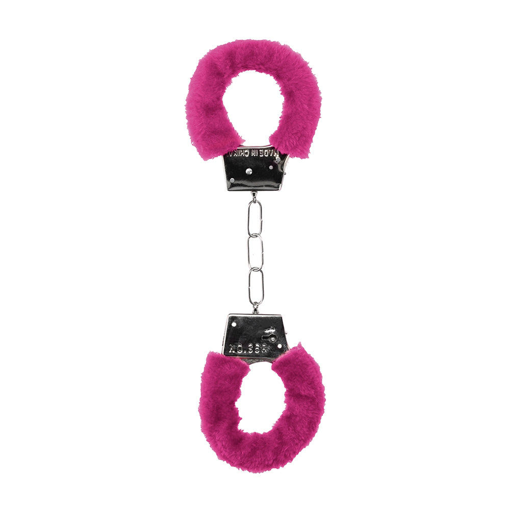 Ouch! Beginner's Handcuffs Furry Pink | 8714273074072 | Available at EroticWarehouse.com