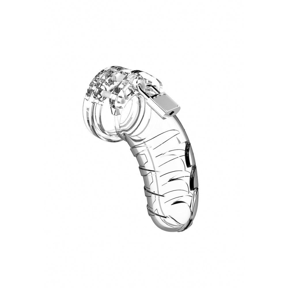 Mancage Model 04 Chastity 4.5'' Cock Cage Clear | 8714273290687 | Available at EroticWarehouse.com