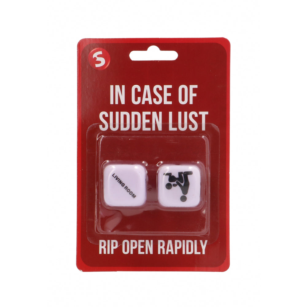 S-Line In Case Of Sudden Lust Sex Dice | 8714273302007 | Available at EroticWarehouse.com