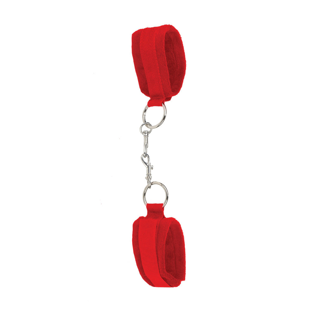 Ouch! Velcro Cuffs Red | 8714273309501 | Available at EroticWarehouse.com