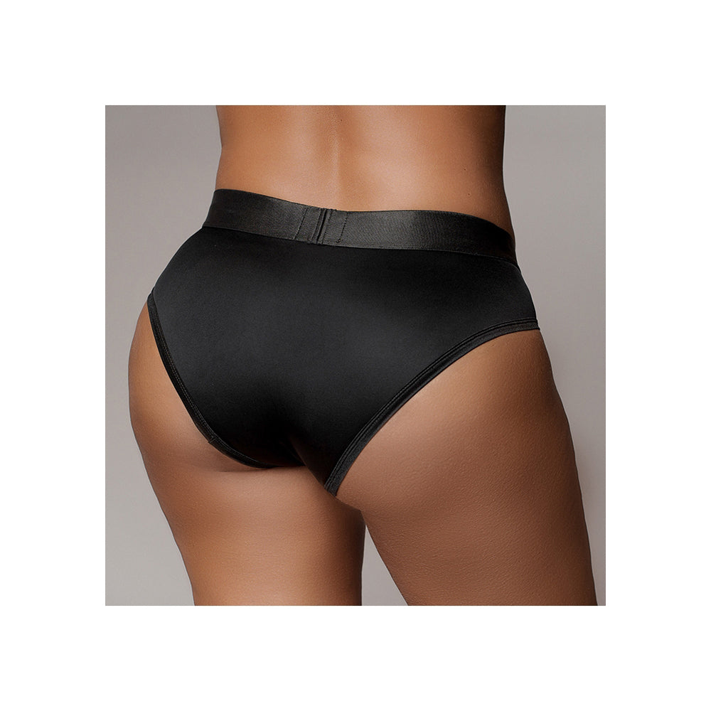 Ouch! Vibrating Strap-On High-Cut Brief Xl/Xxl | 8714273493460 | Available at EroticWarehouse.com