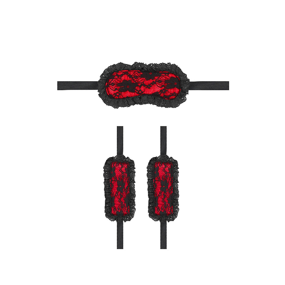 Ouch! Introductory Bondage Kit #7 Red | 8714273504036 | Available at EroticWarehouse.com