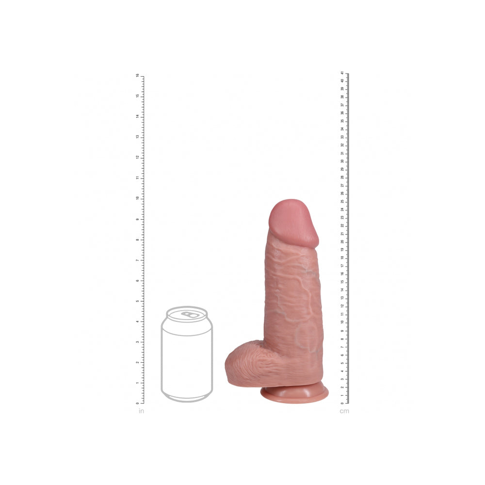 Realrock Extra Thick Realistic Dildo With Balls 10" Flesh | 8714273505255 | Available at EroticWarehouse.com