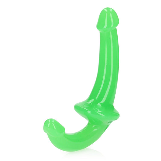 Realrock Glow In The Dark Strapless Strap-On 6'' Neon Green | 8714273520142 | Available at EroticWarehouse.com