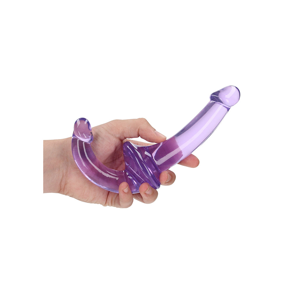 Realrock Crystal Clear Strapless Strap-On 6'' Purple | 8714273520814 | Available at EroticWarehouse.com