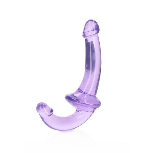 Realrock Crystal Clear Strapless Strap-On 6'' Purple | 8714273520814 | Available at EroticWarehouse.com