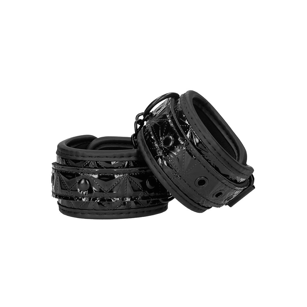 Ouch! Luxury Hand Cuffs Black | 8714273525239 | Available at EroticWarehouse.com