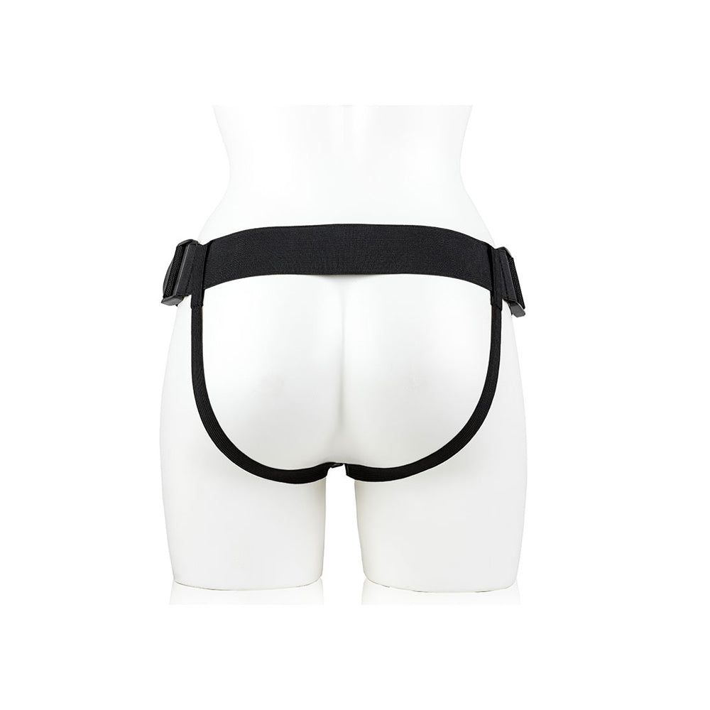 Realrock Hollow Strap-On With Balls 9" Tan | 8714273533746 | Available at EroticWarehouse.com