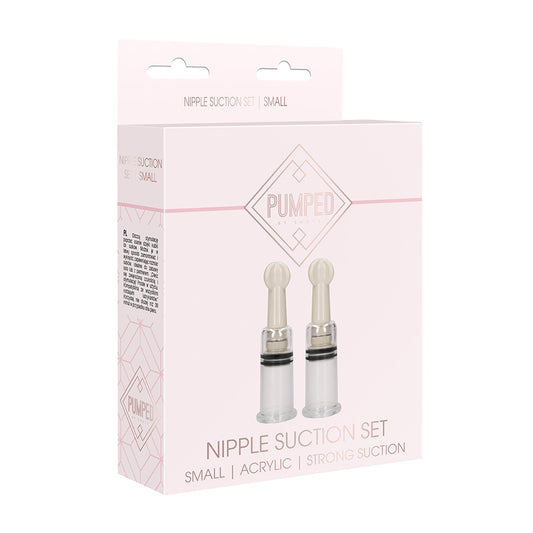 Pumped Nipple Suction Set Small Transparent | 8714273548405 | Available at EroticWarehouse.com