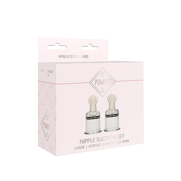 Nipple Suction Set Large Transparent | 8714273548436 | Available at EroticWarehouse.com