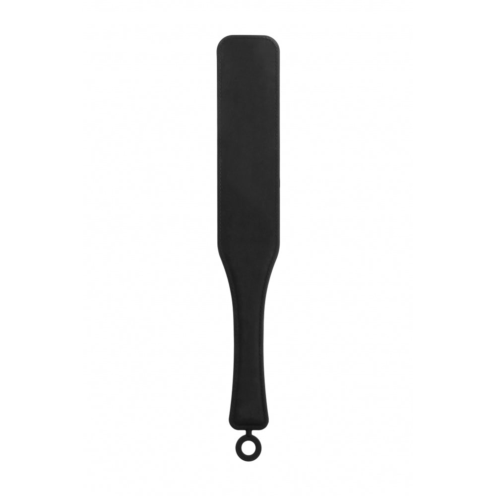 Ouch! Silicone Textured Paddle Black | 8714273924049 | Available at EroticWarehouse.com