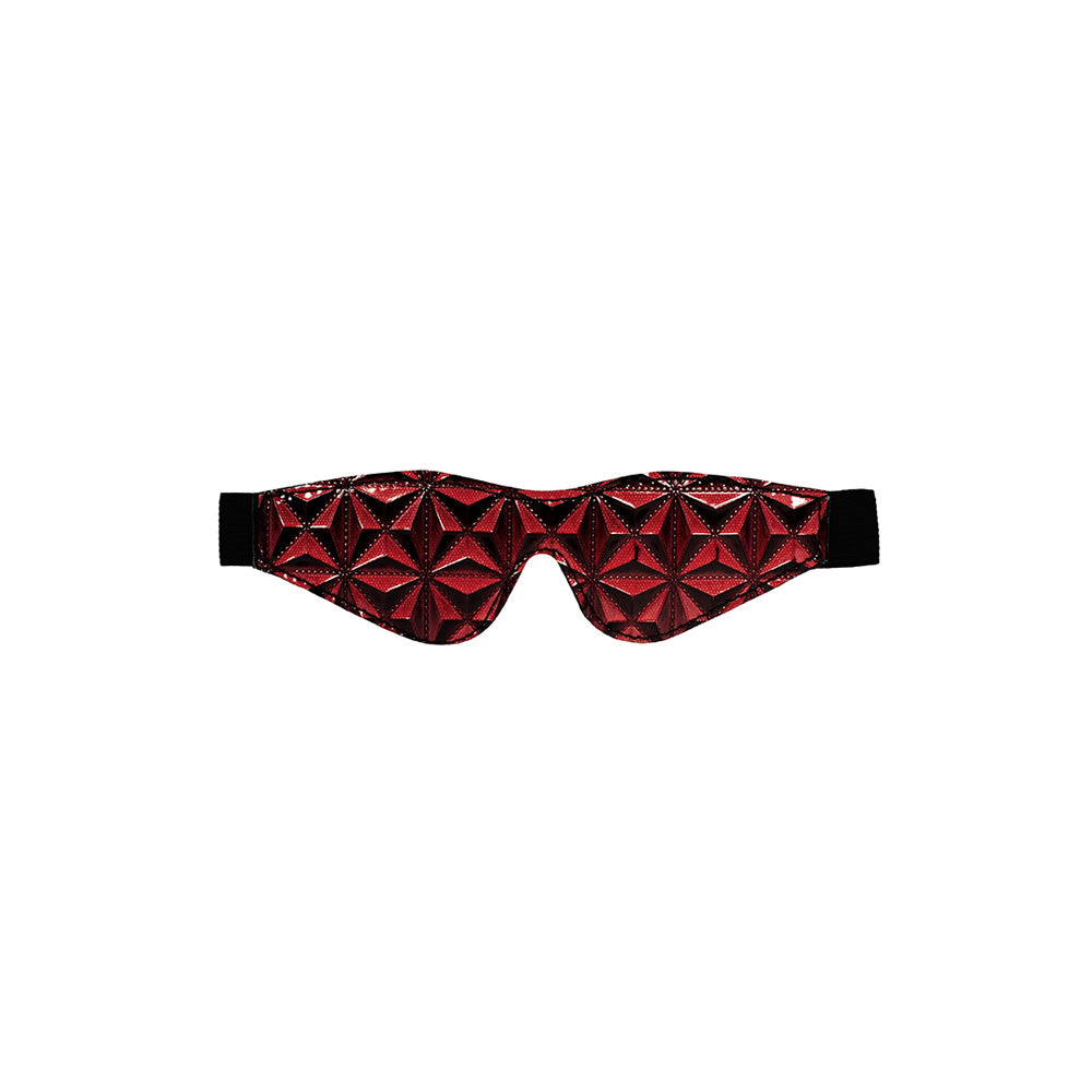 Ouch! Luxury Eye Mask Burgundy | 8714273928672 | Available at EroticWarehouse.com