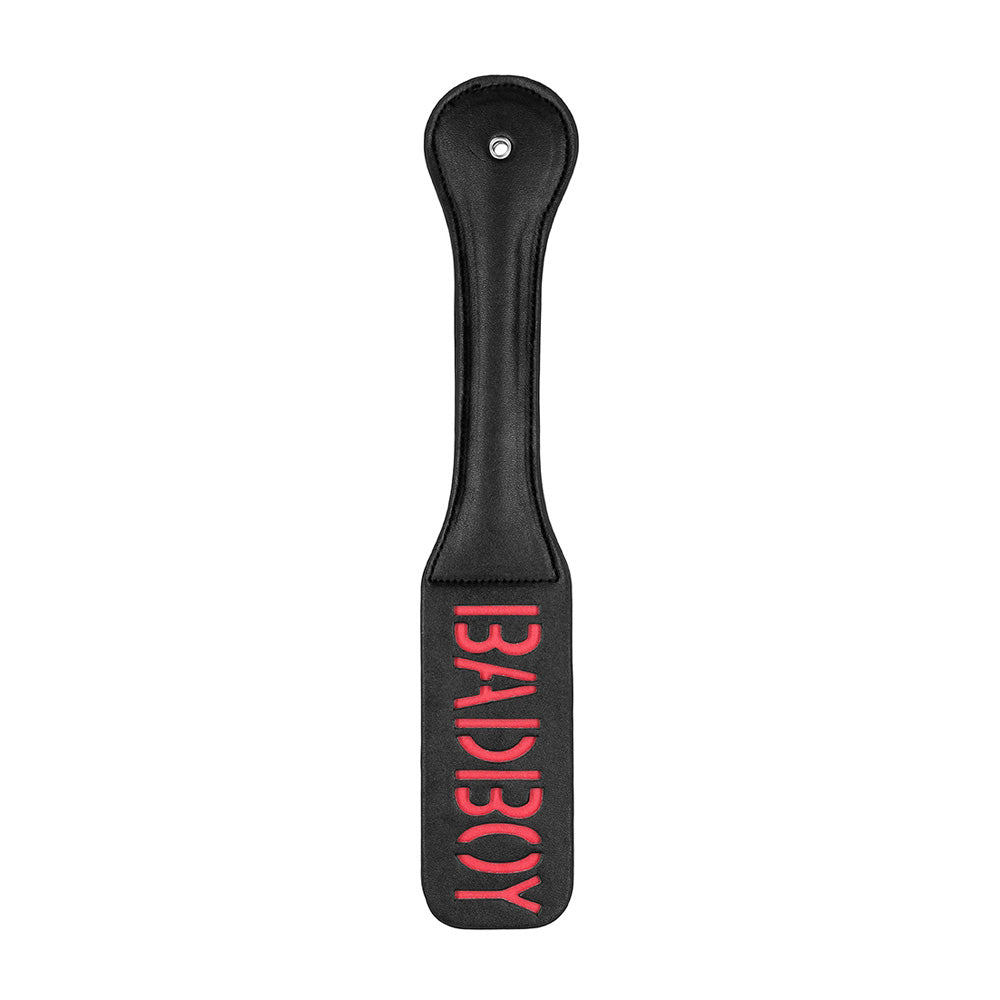 Ouch! Paddle Bad Boy Black | 8741237504153 | Available at EroticWarehouse.com