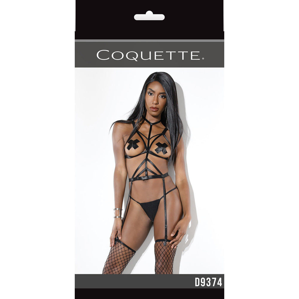 Strappy Body Harness Black Os | 883124169460 | Available at EroticWarehouse.com