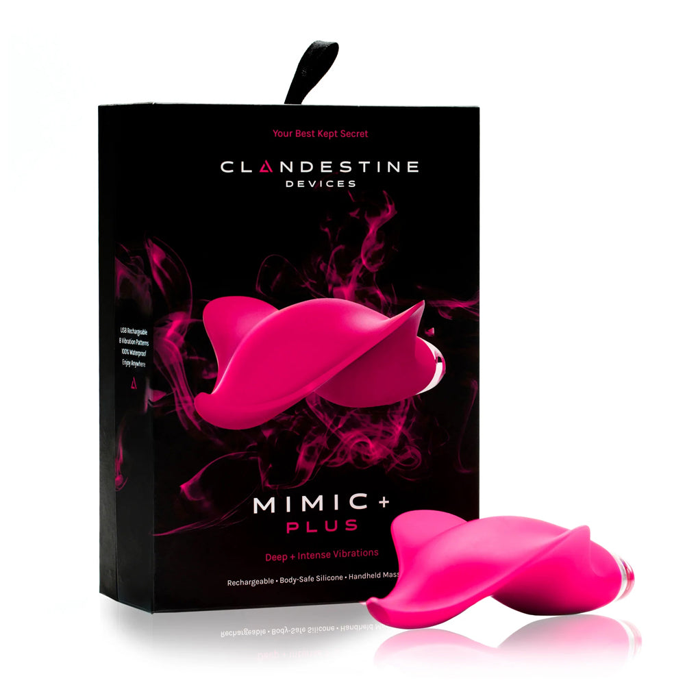 Mimic + Plus Massager Magenta | 884472024494 | Available at EroticWarehouse.com