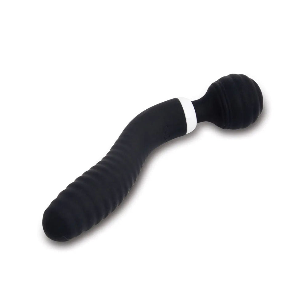 Lolly Double-Ended Flexible Nubii Wand Black | 9342851003405 | Available at EroticWarehouse.com