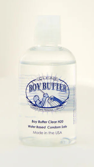 Boy Butter Clear H2O 4 Oz Water Based Lube | 855951200135 | Available at EroticWarehouse.com