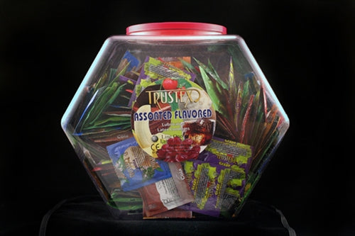 Trustex Assorted Flavors - 288 Piece Fishbowl | | Available at EroticWarehouse.com