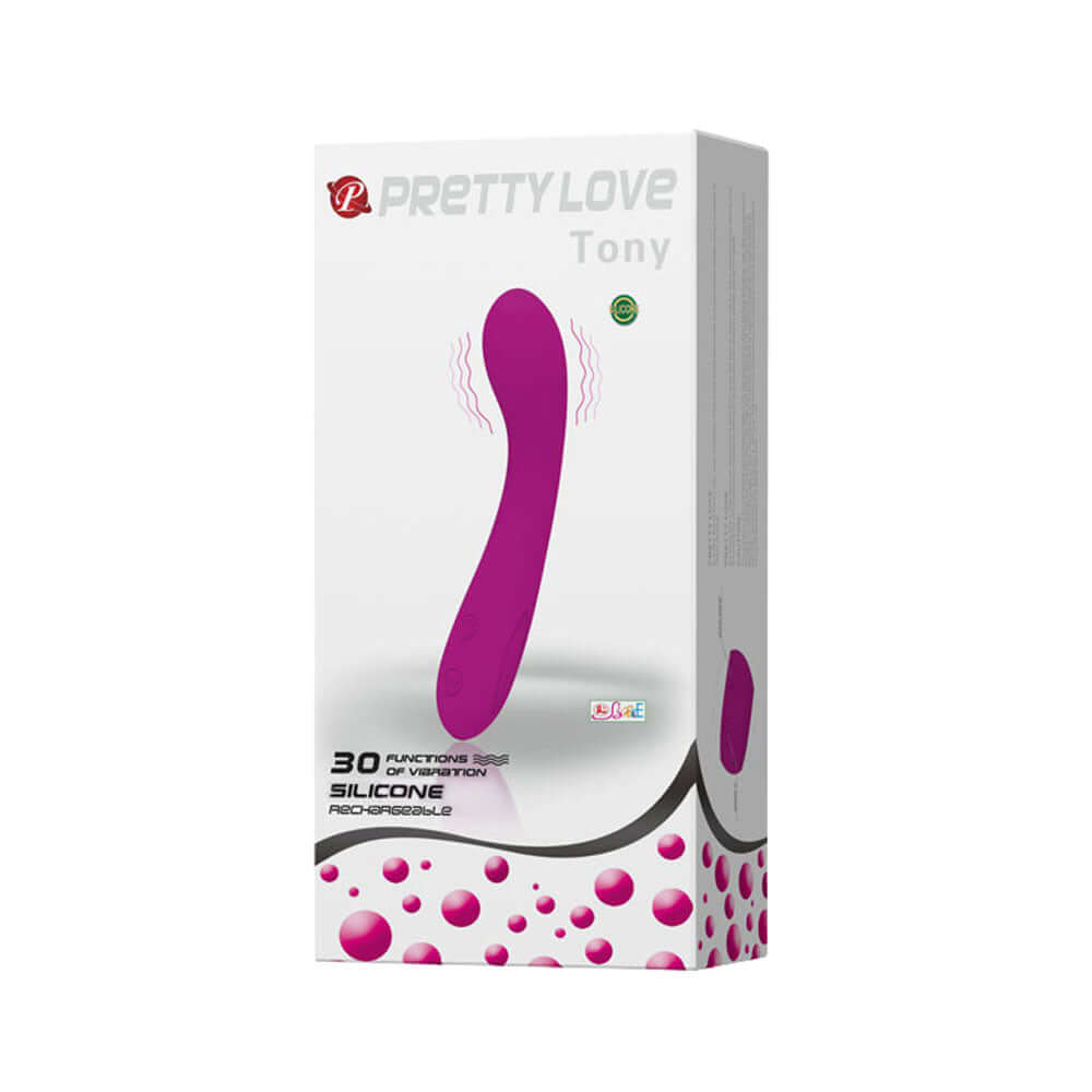 Pretty Love Tony - 30 Function - Purple | 6959532313314 | Available at EroticWarehouse.com