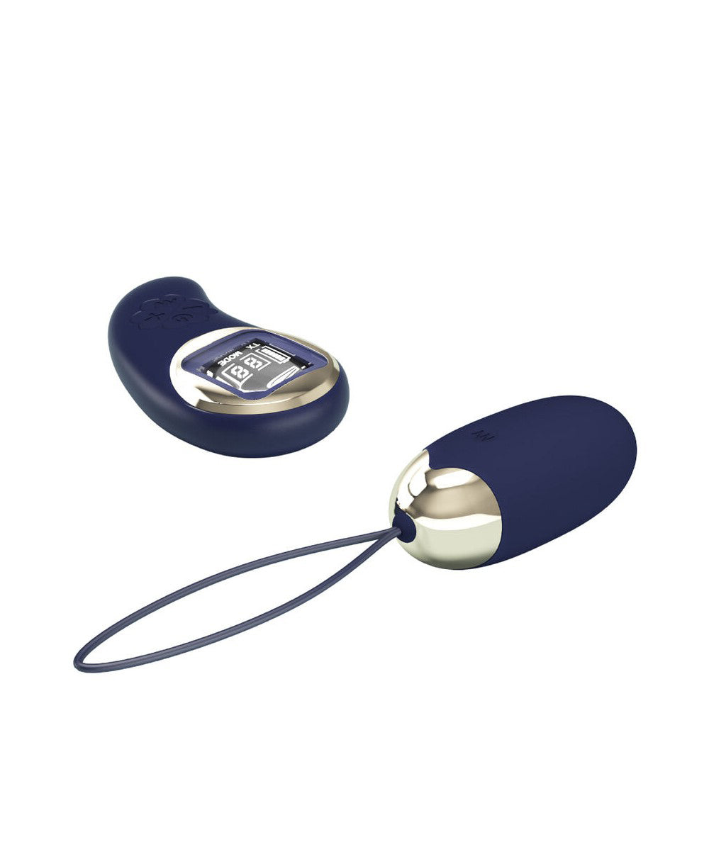 Mina Vibrating Remote Control Egg - Blue | 6959532334579 | Available at EroticWarehouse.com