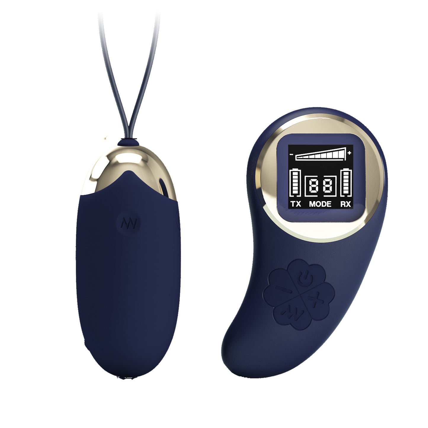 Mina Vibrating Remote Control Egg - Blue | 6959532334579 | Available at EroticWarehouse.com