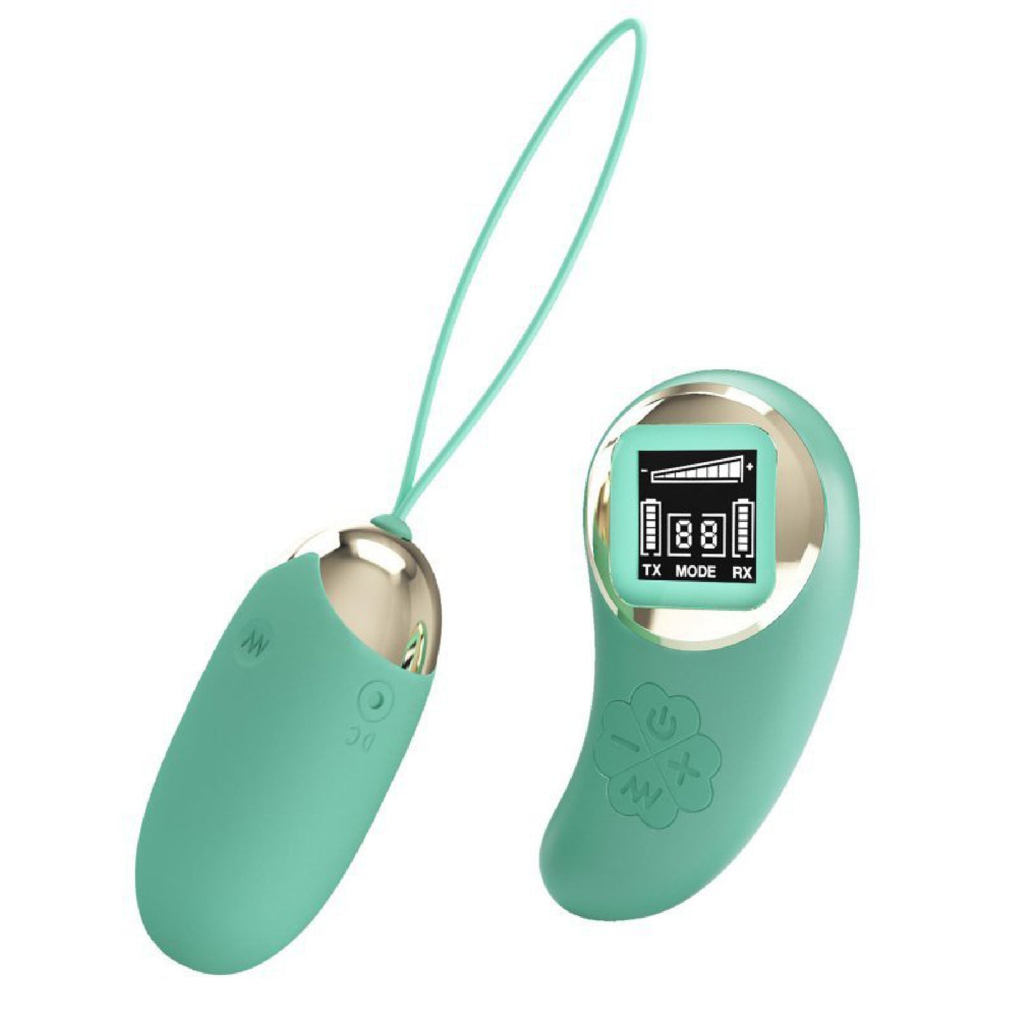 Mina Vibrating Remote Control Egg - Turquoise | 6959532335446 | Available at EroticWarehouse.com