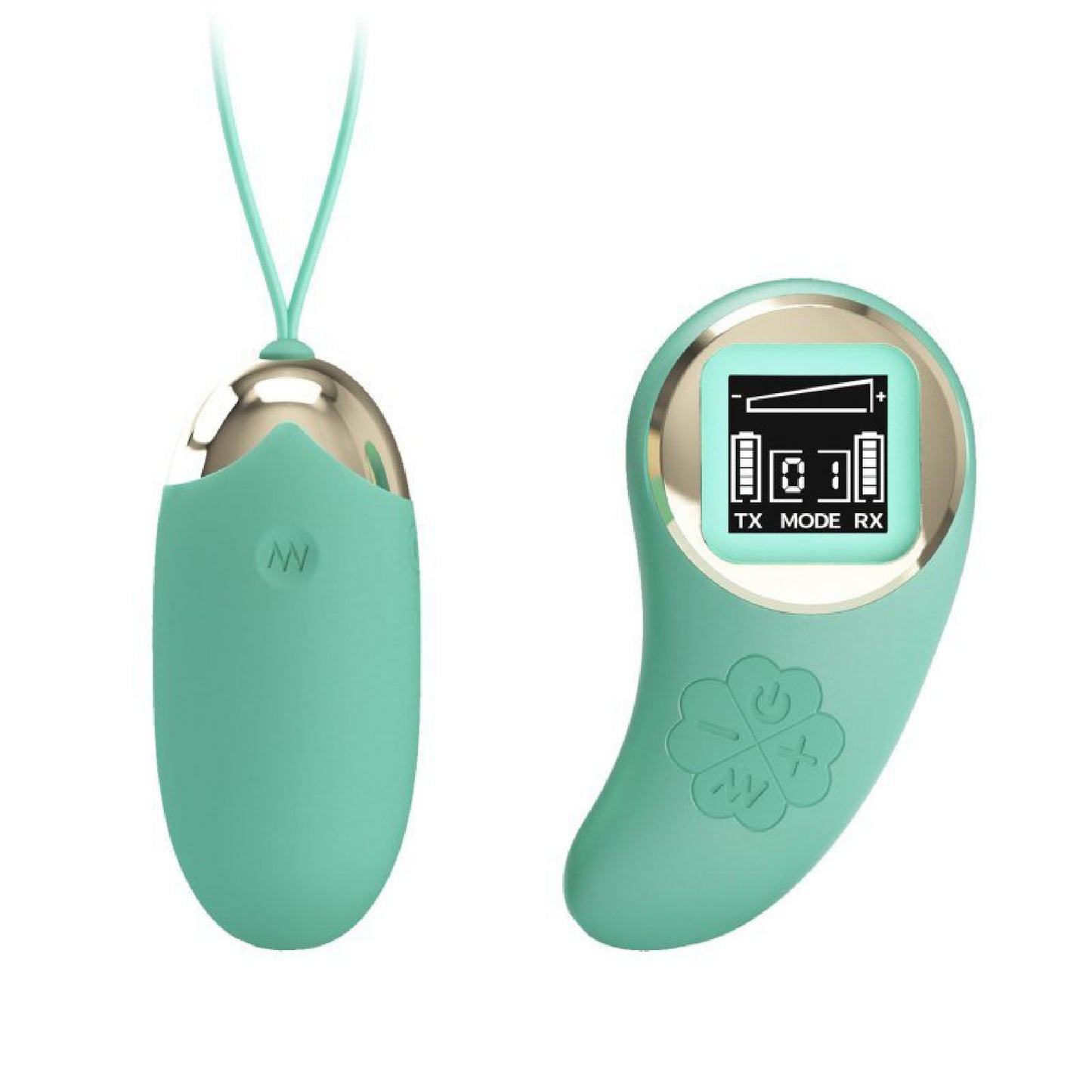 Mina Vibrating Remote Control Egg - Turquoise | 6959532335446 | Available at EroticWarehouse.com