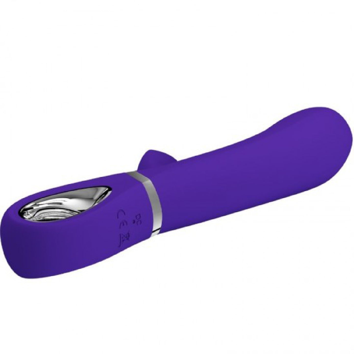 Thomas Super Soft Silicone Rabbit Vibrator - Purple | 6959532334784 | Available at EroticWarehouse.com