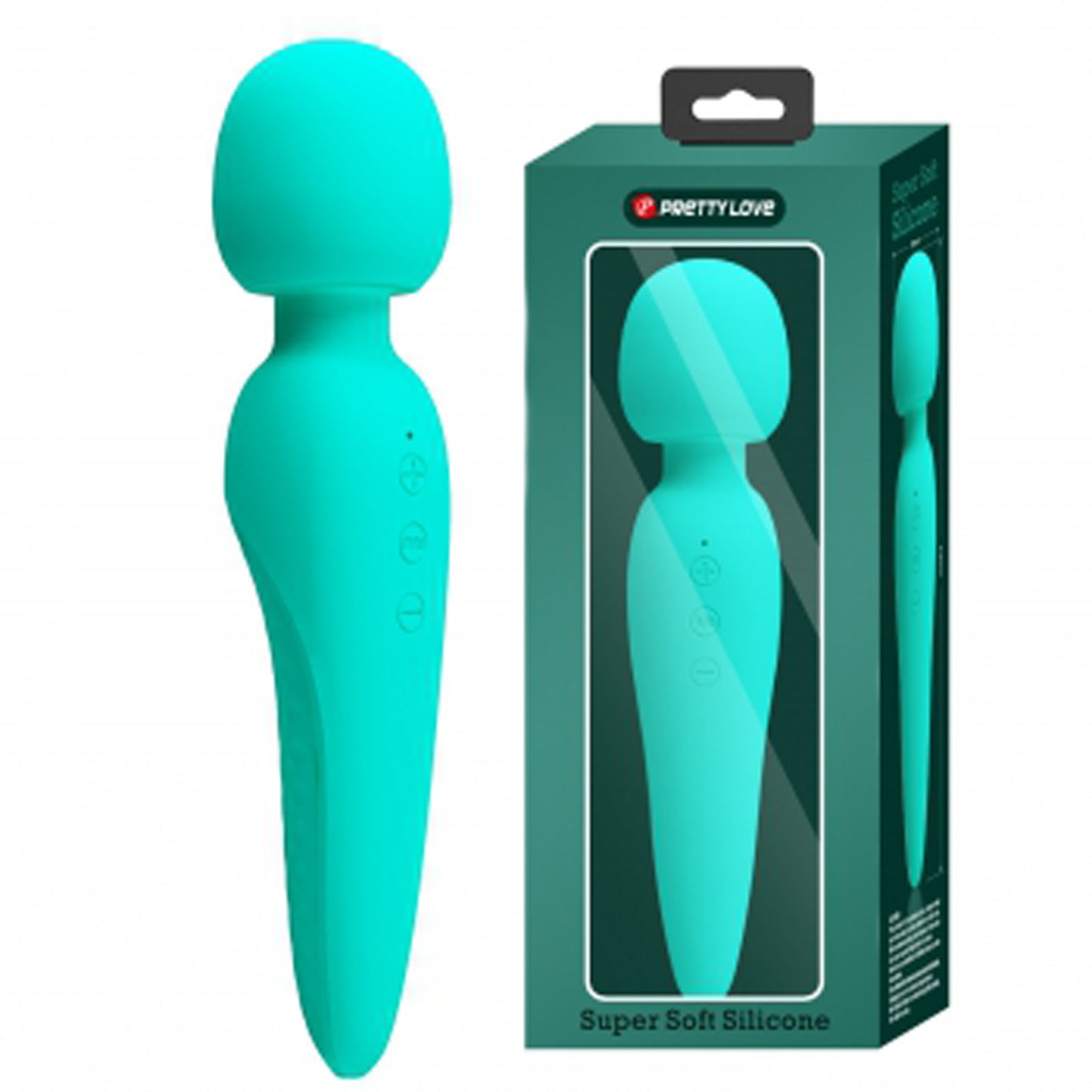 Meredith Super Soft Silicone Wand - Turquoise | 6959532334913 | Available at EroticWarehouse.com